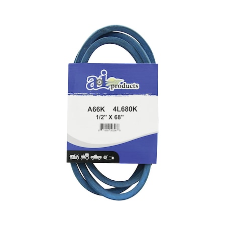 A & I Products Aramid Blue V-Belt (1/2" X 68" ) 10" x5" x2" A-A66K